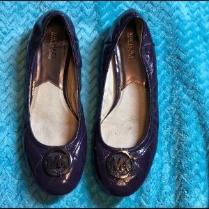Make an Offer! Michael Kors dark purple flats!